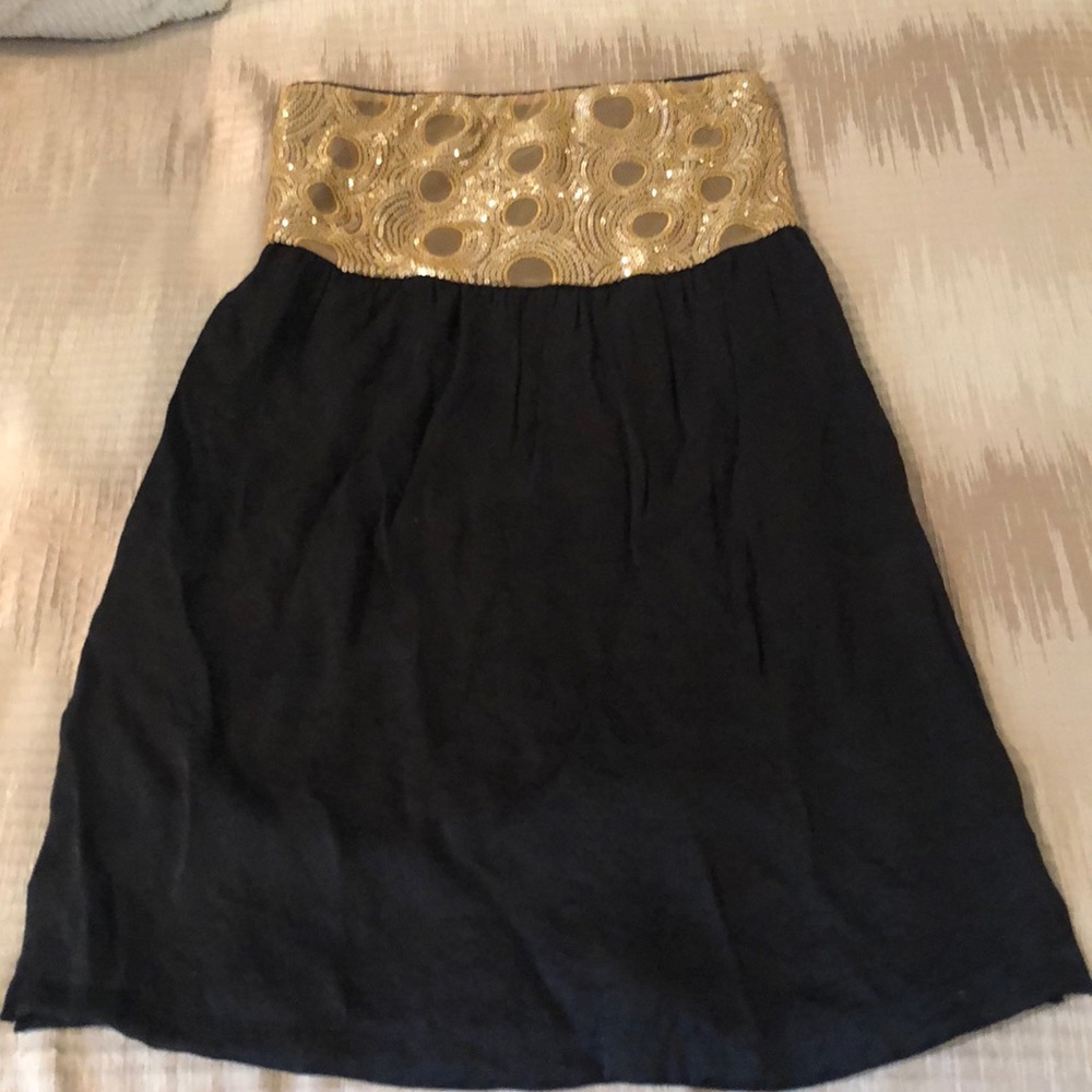 Strapless dress